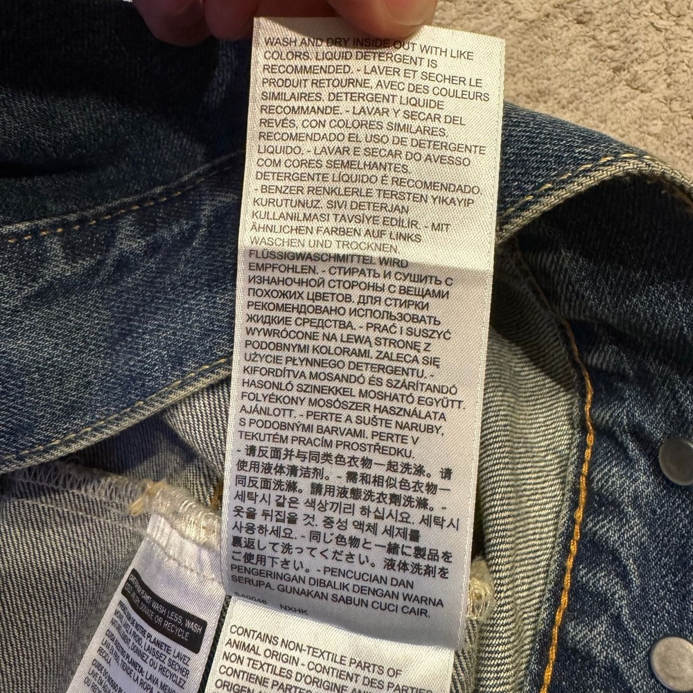 Levi's The Trucker Jacket Medium Wash Denim XXL 72334-0136 - Picture 9 of 16